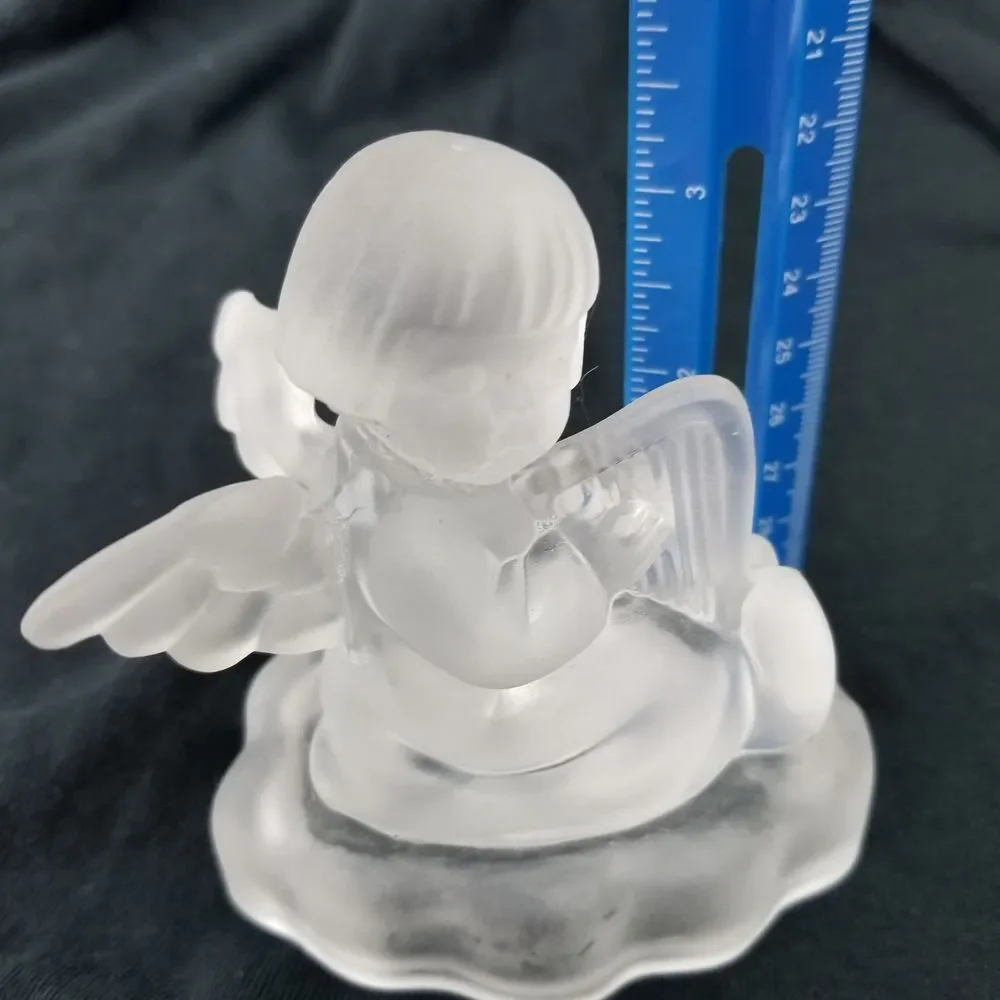 MJ Hummel Angel Glass Candle‎ Holder